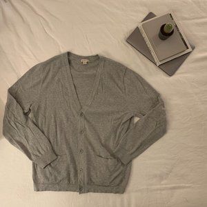 M Men's light grey cardigan